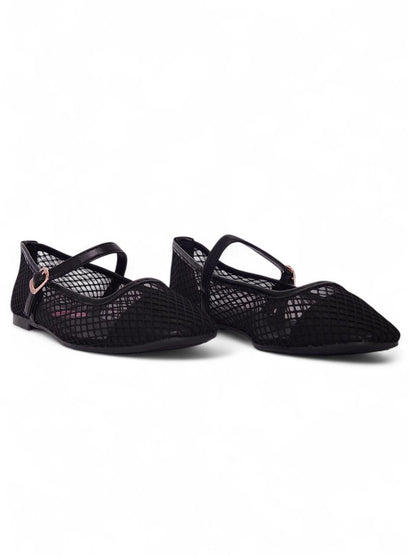13766 - Bailarinas de Malla Negra con Hebilla
