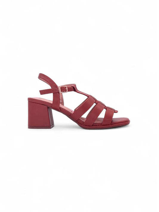 13505 - Sandalias de Tacón Bajo para Mujer en Color Café