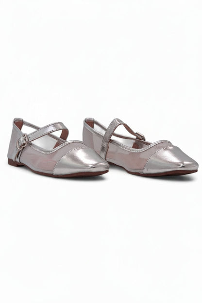 Bailarinas Plateadas 13770 Hebilla Mary Jane Casual de mujer Zoé Brand Costa Rica