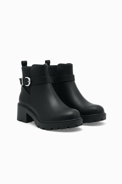 Botines Negro Chunky 14674 Hebilla Casual de mujer Zoé Brand Costa Rica