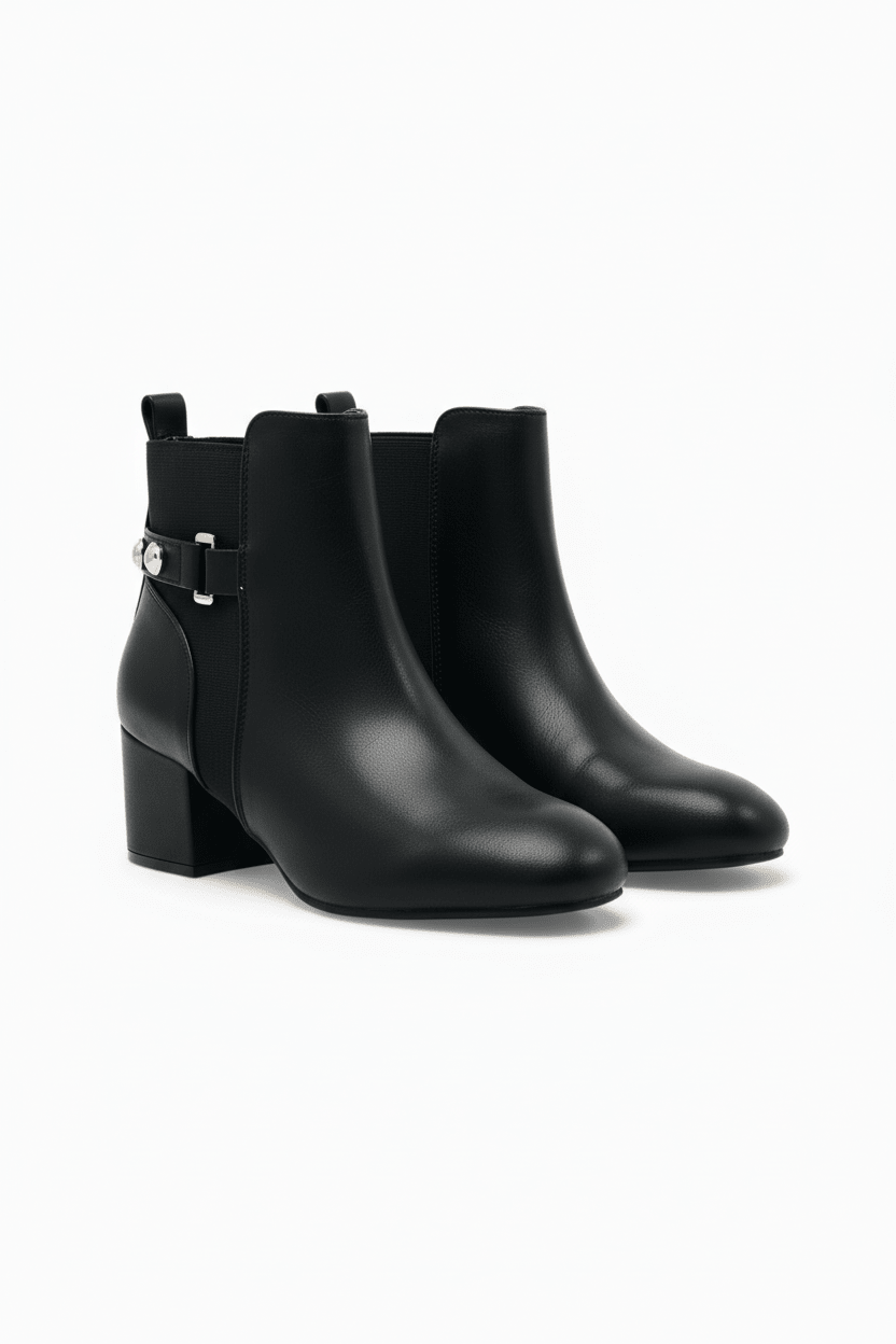 Botines Negro 14676 Hebilla Casual de mujer Zoé Brand Costa Rica