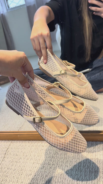 Bailarinas Beige 13765 Hebilla Mary Jane Casual de mujer Zoé Brand Costa Rica