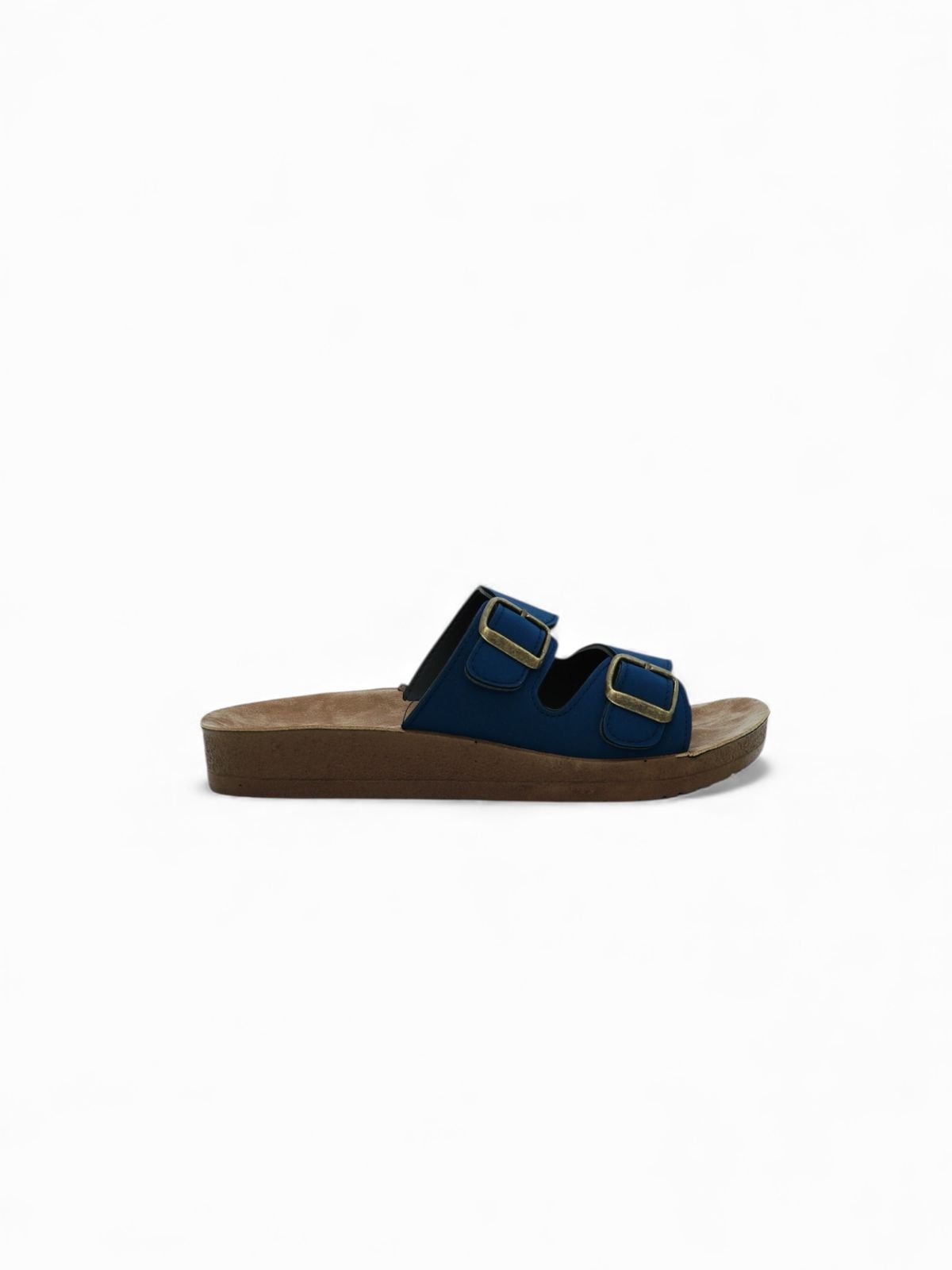 Sandalias Azul Marino 14736 Slip On Doble Correa Casual de mujer Zoé Brand Costa Rica