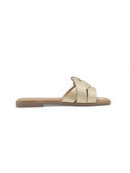 Sandalias Beige 14021 Doble Correa con Hebillas Casual de mujer Zoé Brand Costa Rica