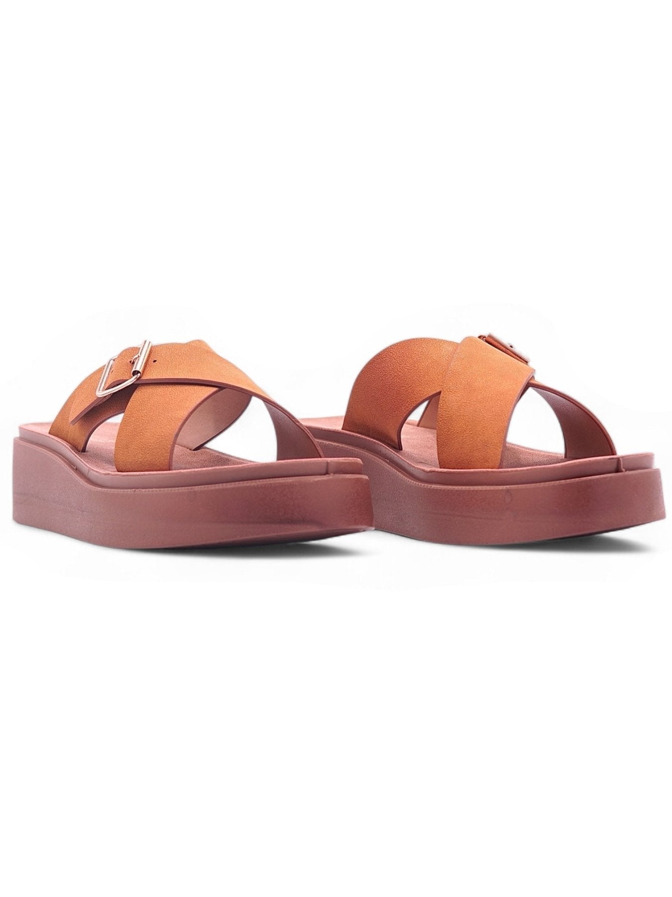 Sandalias Marrón 14089 Doble Correa Casual de mujer Zoé Brand Costa Rica