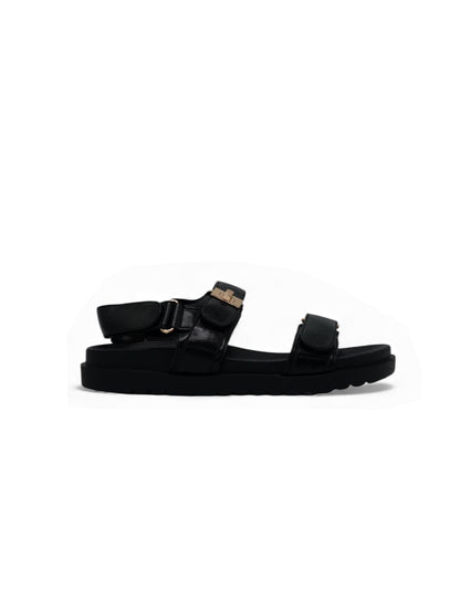 Sandalias Negro 14417 Triple Correa con Hebillas Velcro Casual Zoé Brand Costa Rica