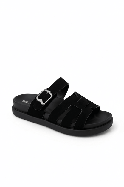 Sandalias Negro 14480 Correa Ajustable Hebilla Slip On Casual de mujer Zoé Brand Costa Rica