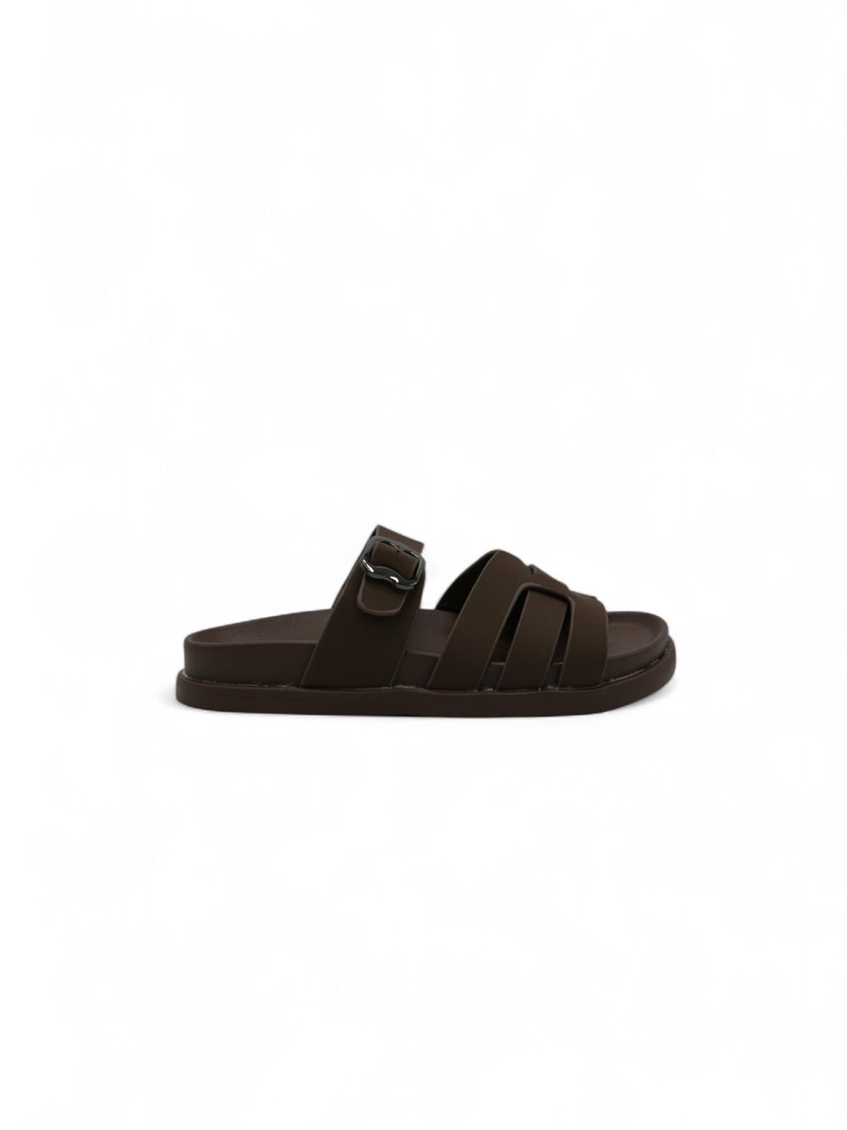 Sandalias Café 14481 Correa Ajustable Hebilla Slip On Casual de mujer Zoé Brand Costa Rica