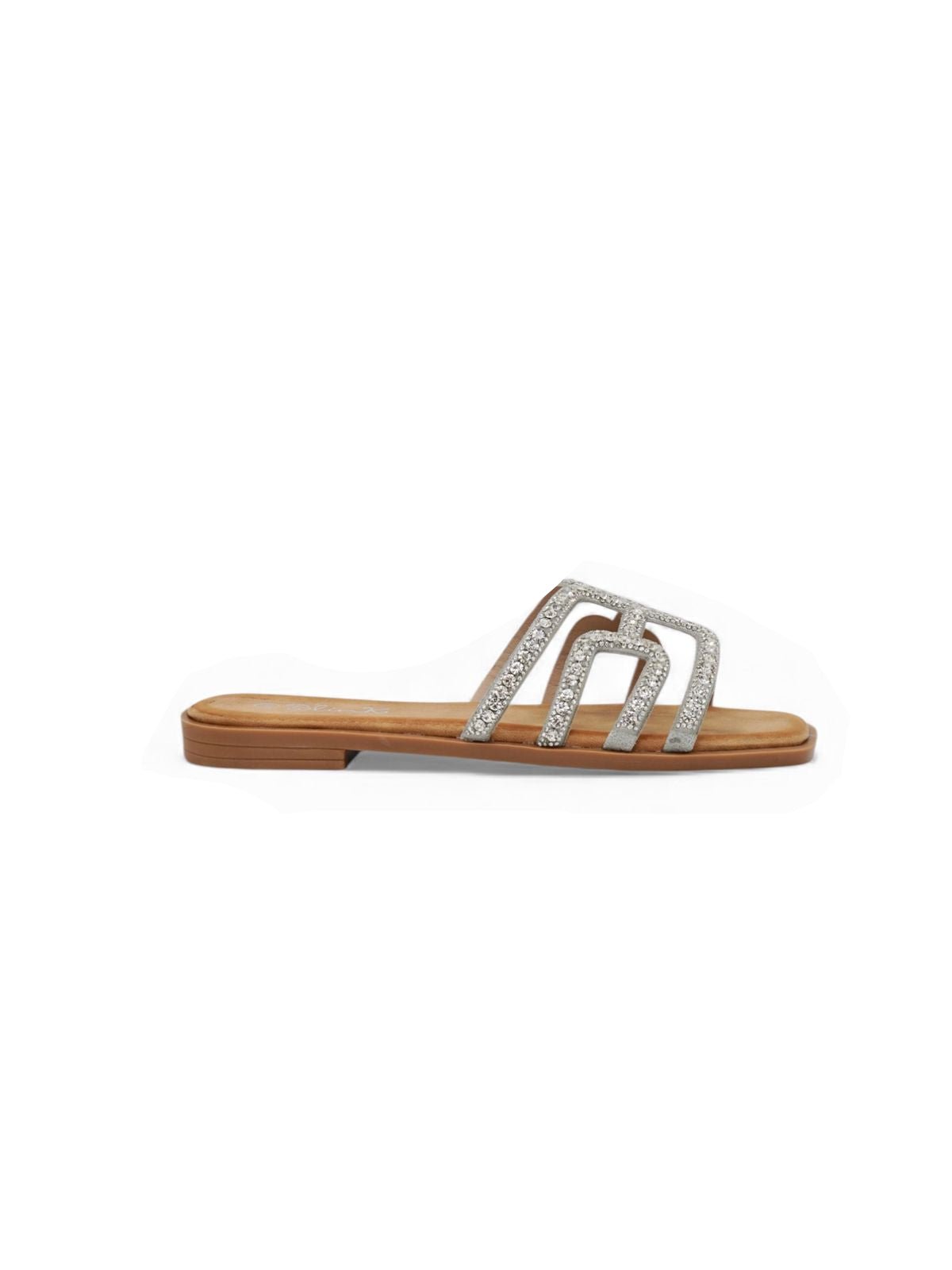 Sandalias Plata Brillos 14498 Slip On Casual de mujer Zoé Brand Costa Rica