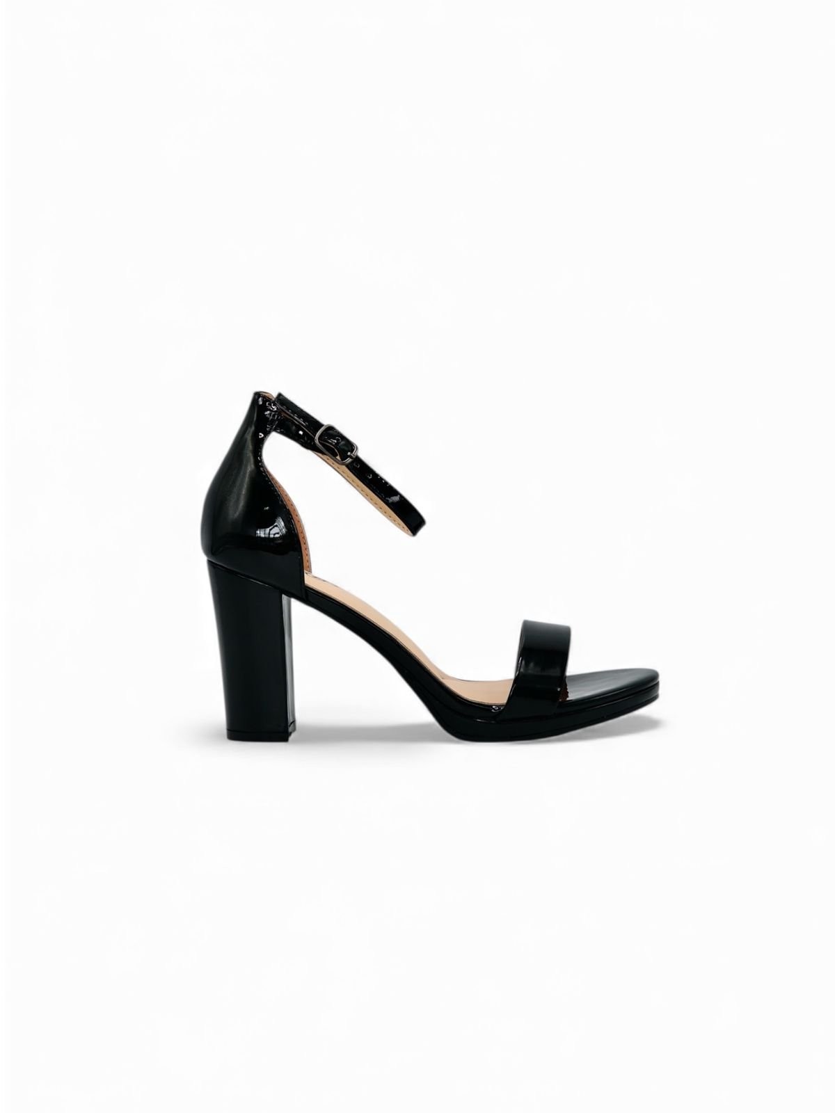 Sandalias Negro Charol 14686 Hebilla Ejecutivo de mujer Zoé Brand Costa Rica