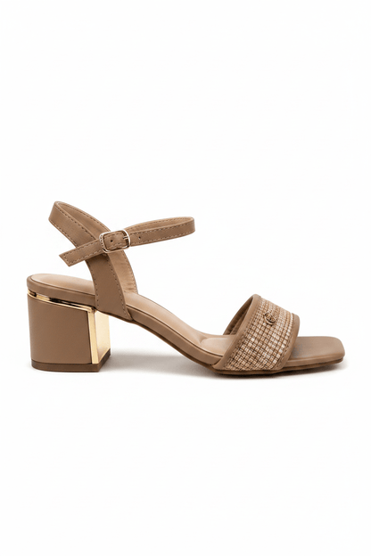Tacones Beige Yute 14778 Hebilla de mujer Zoé Brand Costa Rica