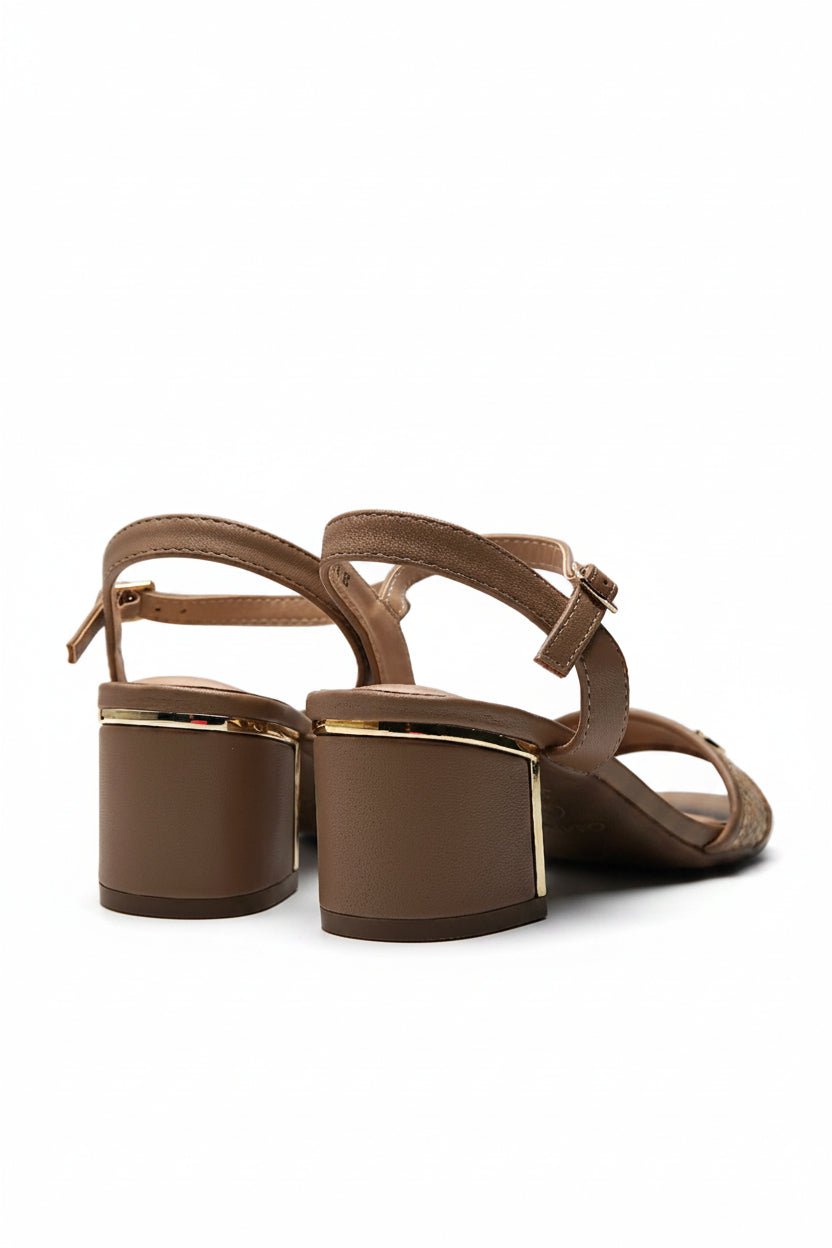 Tacones Beige Yute 14778 Hebilla de mujer Zoé Brand Costa Rica