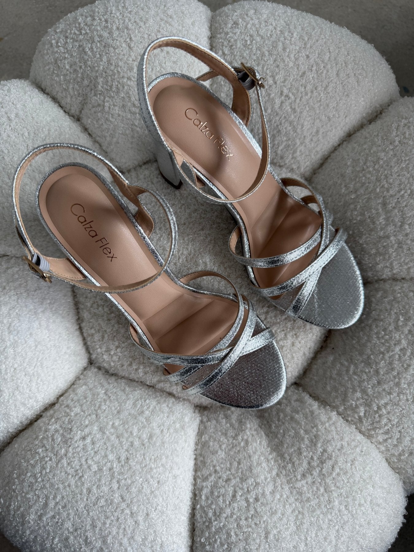 Tacones Plata 14781 Hebilla de mujer Zoé Brand Costa Rica