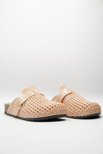 Zuecos Nude Charol 14798 Hebilla Casual de mujer Zoé Brand Costa Rica