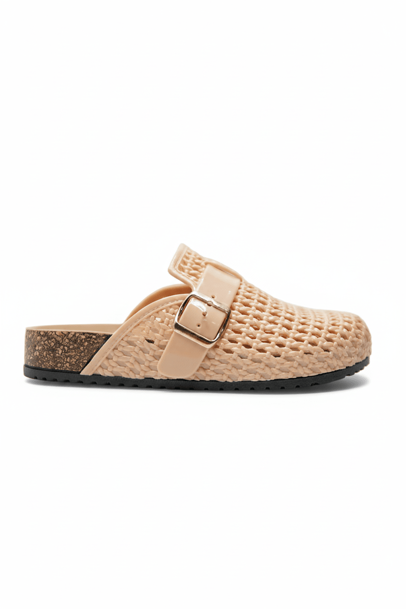 Zuecos Nude Charol 14798 Hebilla Casual de mujer Zoé Brand Costa Rica