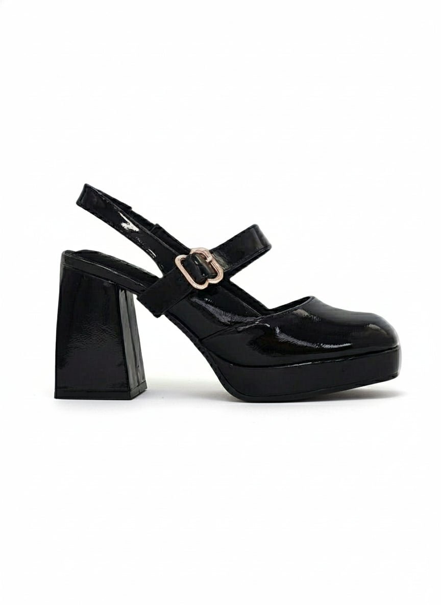Tacones Negros 13761 Hebilla Mary Jane Casual de mujer Zoé Brand Costa Rica