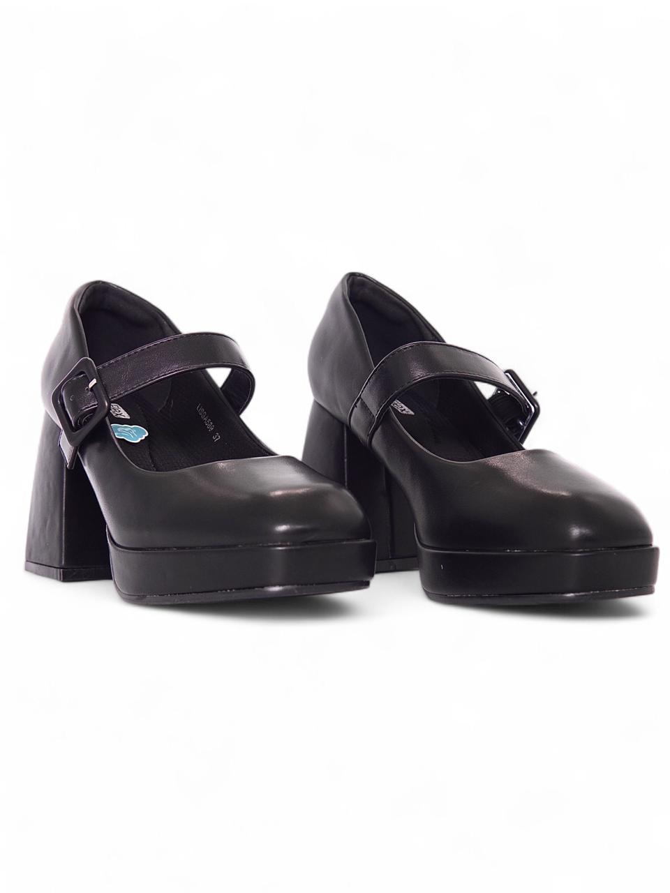 Tacones Negros 13763 Hebilla Mary Jane Casual de mujer Zoé Brand Costa Rica