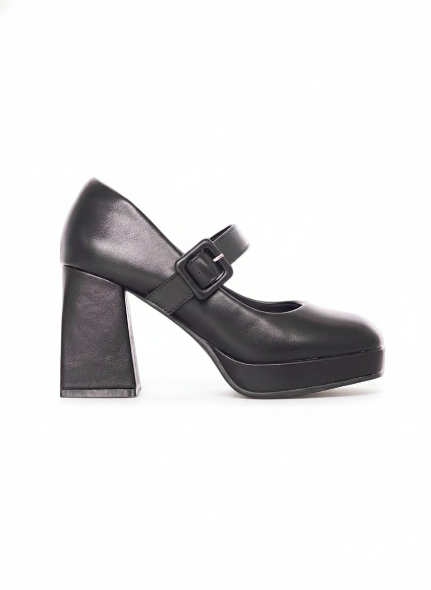 Tacones Negros 13763 Hebilla Mary Jane Casual de mujer Zoé Brand Costa Rica