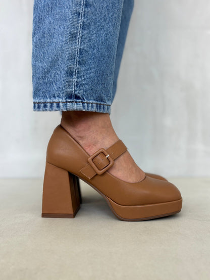 Tacones Terracota 13764 Hebilla Mary Jane Casual de mujer Zoé Brand Costa Rica