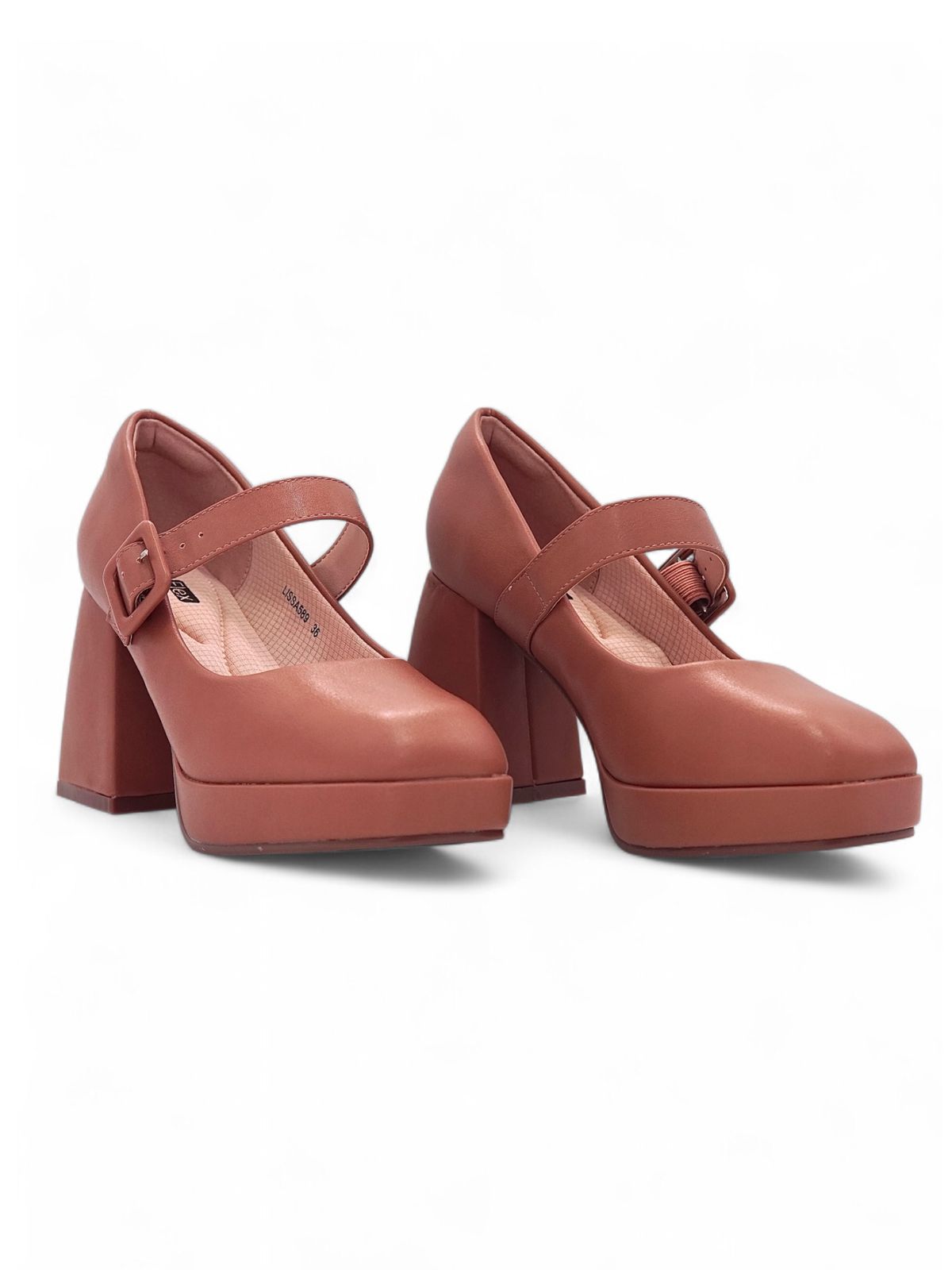 Tacones Terracota 13764 Hebilla Mary Jane Casual de mujer Zoé Brand Costa Rica