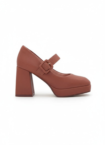 Tacones Terracota 13764 Hebilla Mary Jane Casual de mujer Zoé Brand Costa Rica