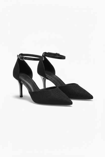Tacones Negro 14572 Stilettos Hebilla Ejecutivo de mujer Zoé Brand Costa Rica