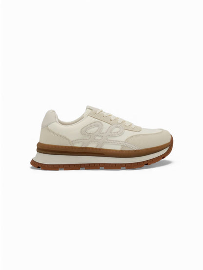 Tenis Blanco Plataforma 14434 De Cordones Casual Zoé Brand Costa Rica