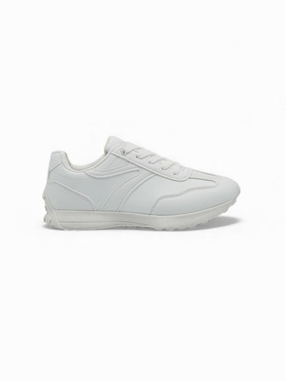 Tenis Blanco 14443 De Cordones Casual Zoé Brand Costa Rica