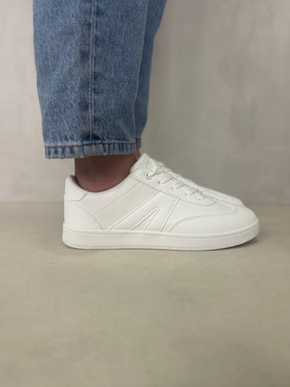 Tenis Blanco 14444 De Cordones Casual Zoé Brand Costa Rica