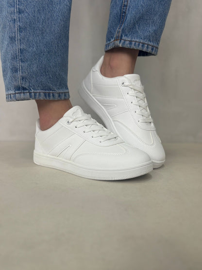 Tenis Blanco 14444 De Cordones Casual Zoé Brand Costa Rica