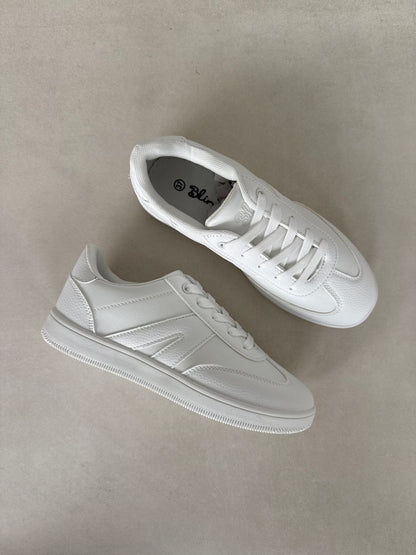 Tenis Blanco 14444 De Cordones Casual Zoé Brand Costa Rica
