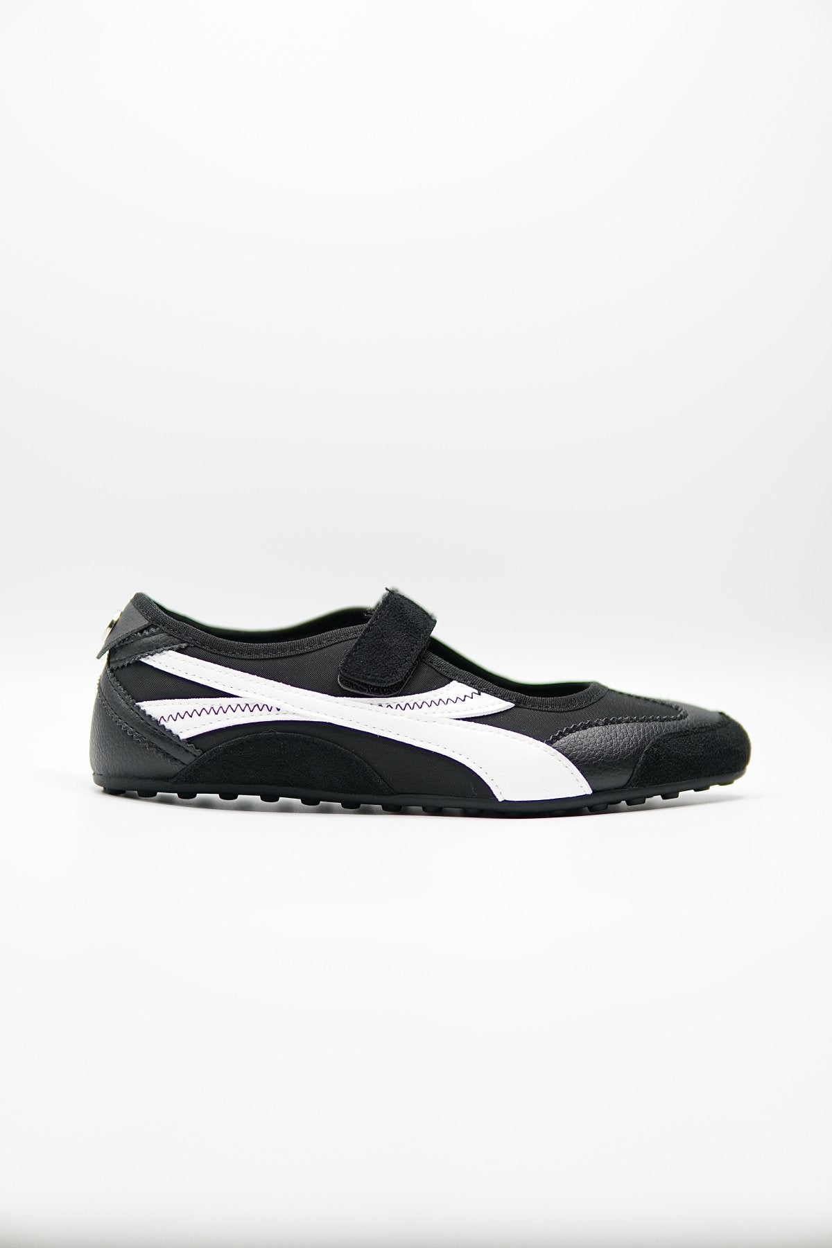Tenis Negro Blanco Gamuza 14817 Velcro Mary Jane Casual de mujer Zoé Brand Costa Rica