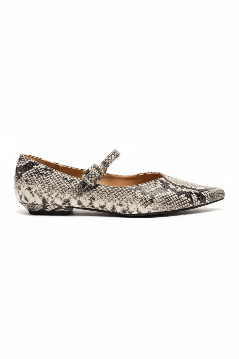 Zuecos Gris Animal Print 2063 Mary Jane Hebilla Casual de mujer Zoé Brand Costa Rica