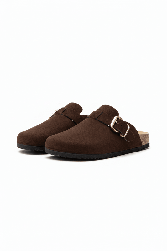 Zuecos flats de gamuza 14858 - ZOÉ BRAND